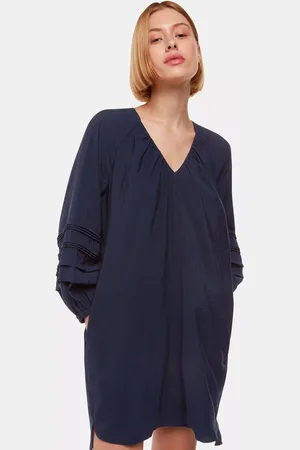Whistles Grace V Neck Dress