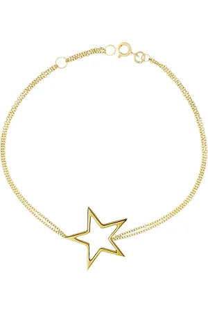 London Road Starry Night 9ct Open Frame Bracelet
