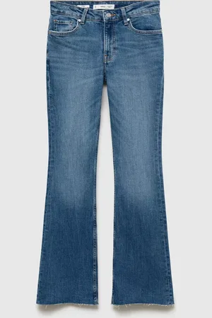 MANGO Fiona Mid Rise Flare Jeans