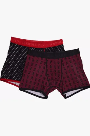 Swole Panda Skulls & Spots Bamboo Boxers, Pack of 2