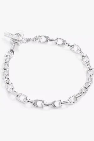 Coach Refined Signature Sculpted C-Link Chain Bracelet