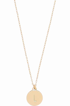 Kate Spade Initial Mini Pendant, Gold