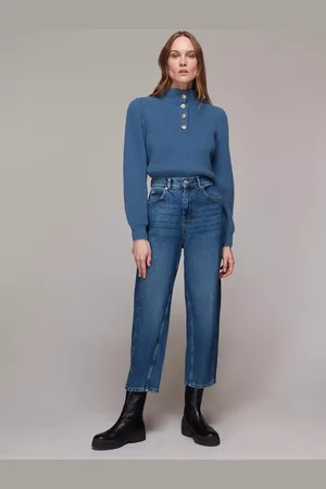 Whistles Petite Authentic Barrel Leg Jeans