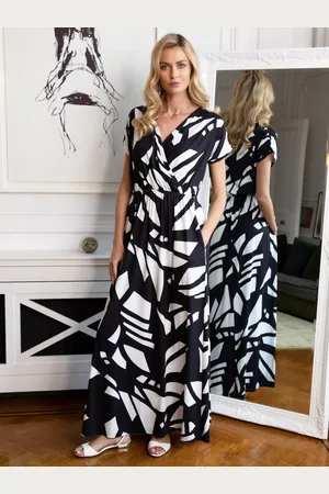 HotSquash Iconic Abstract Print Maxi Dress