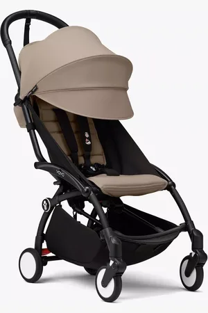 Stokke® YOYO³ Pushchair Frame and 6+ Colour Pack, Black/Taupe