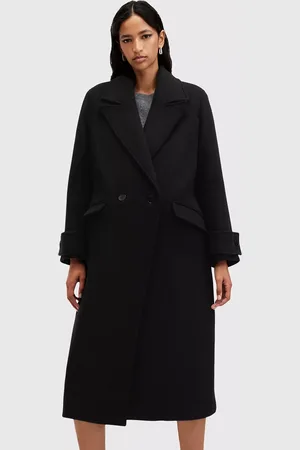 AllSaints Mabel Double Breasted Oversized Coat