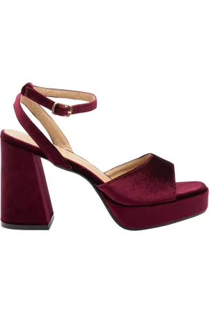 Ravel Surina Velvet Platform Heeled Sandals