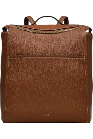 Radley Oak Street Leather Medium Zip Top Backpack