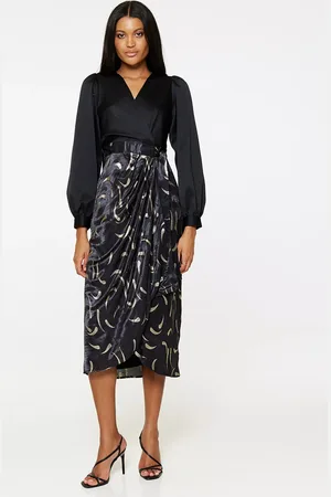 Closet Wrap 2-In-1 Draped Skirt Dress