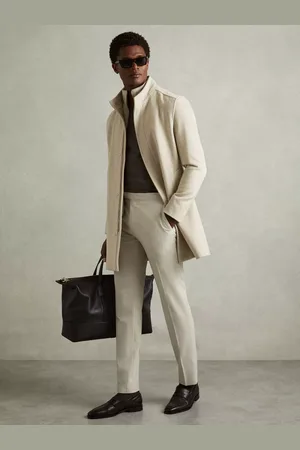 Reiss Bhule Wool Blend Coat