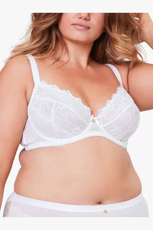 Oola Lingerie Lace and Logo Underwired Bra