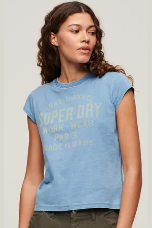 Superdry Cap Sleeved Graphic T-Shirt
