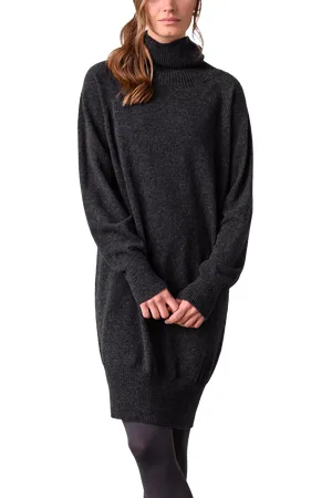 CELTIC & CO. Geelong Wool Roll Neck Jumper Dress