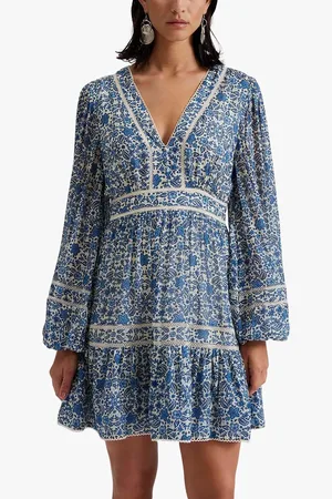 By Malina Ariella Coastal Floral Mini Dress
