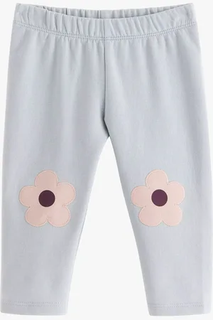 Lindex Baby Flower Knee Patch Leggings