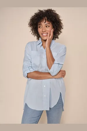 Mos Mosh Arleth Flip Stripe Oversized Shirt