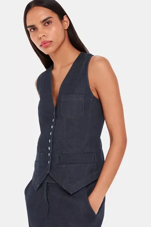 Whistles Joanna Denim Waistcoat