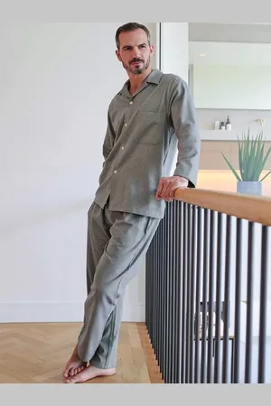 British Boxers Herringbone Brushed Cotton Pyjamas