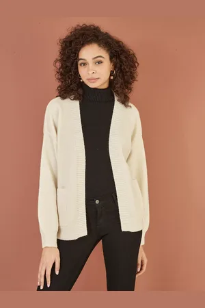 Yumi Metallic Knit Slouchy Cardigan