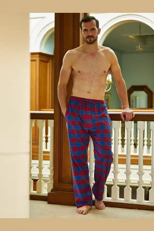 British Boxers Tartan Brushed Cotton Pyjama Trousers