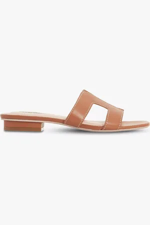 Dune Loupe Flat Slider Sandals
