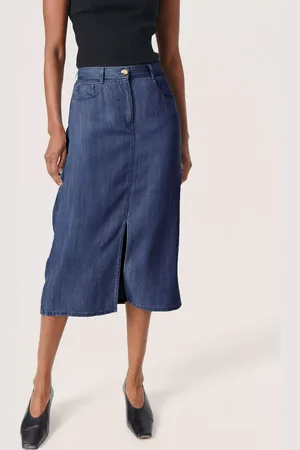 Soaked in Luxury Friday Denim Skirt