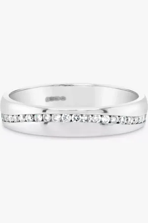 Milton & Humble Jewellery Pre-Loved 18ct White Gold Diamond Wave Band Ring