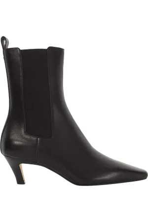 Dune Odele Leather Heeled Pointed Boots