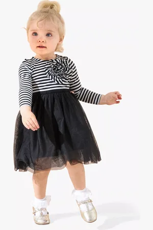Angel & Rocket Baby Carrie Stripe Corsage Dress