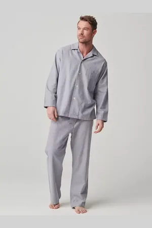 British Boxers Herringbone Brushed Cotton Pyjamas