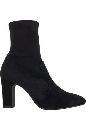 Dune Optilly Wide Fit Suede Heeled Sock Boots