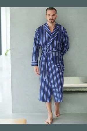 British Boxers Regimental Satin Stripe Dressing Gown