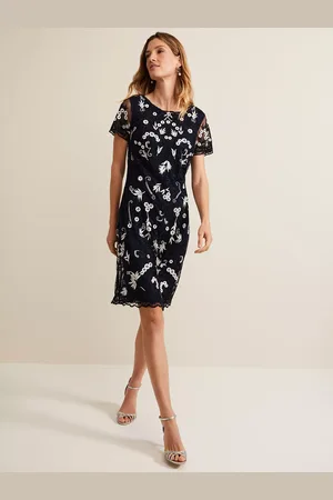 Phase Eight Florisa Floral Embroidered Dress