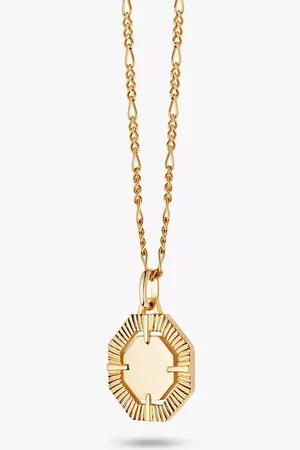 Daisy London Estée Lalonde Personalised Octagonal Pendant Necklace