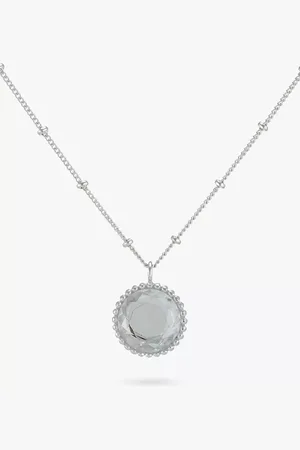 Auree Barcelona Birthstone Sterling Silver Necklace