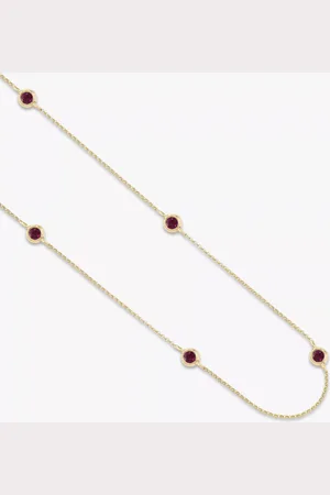 London Road 9ct Gold Raindrop Necklace
