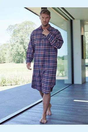 British Boxers Tartan Brushed Cotton Nightshirt