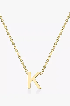 IBB 9ct Yellow Gold Initial Necklace