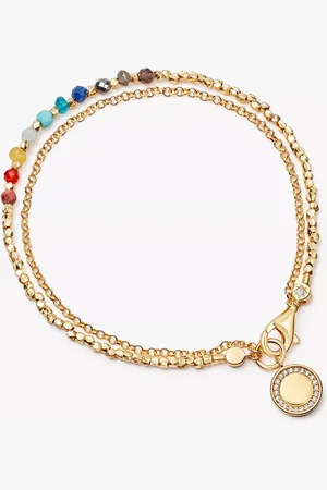 ASTLEY CLARKE Multi Gemstone Layered Bracelet