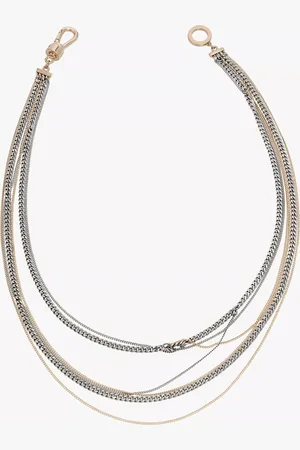 AllSaints Layered Multi Chain Necklace