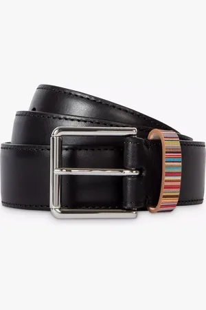 Paul Smith Multicoloured Stripe Leather Belt