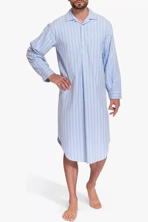 British Boxers Westwood Stripe Brushed Cotton Nighshirt