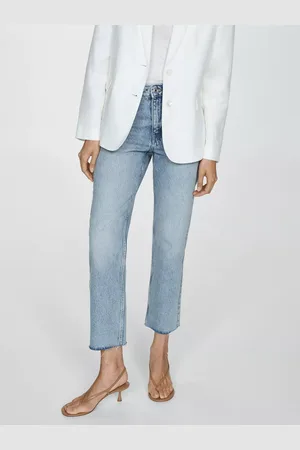 MANGO Blanca Cropped Jeans