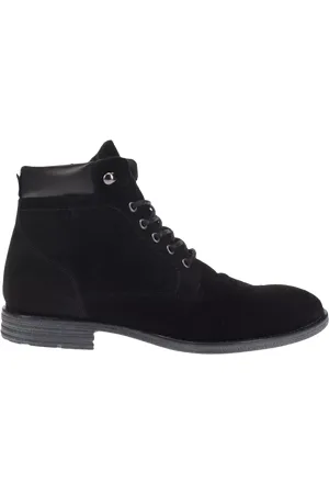 JONES BOOTMAKER Docklands Suede Lace-Up Ankle Boots