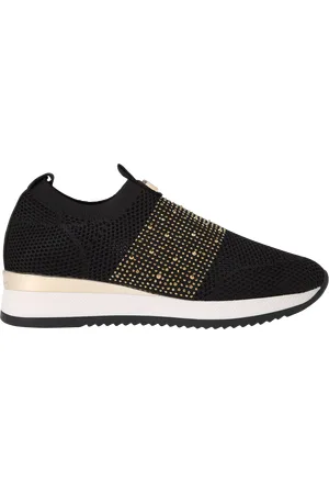 Janeiro 2 Knitted Embellished Slip On Trainers Shoes Footwear