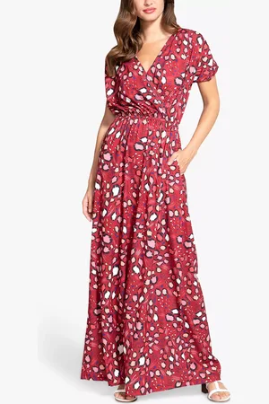 HotSquash Mock Wrap Maxi Dress