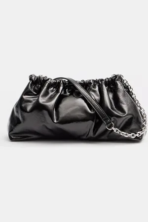 Hush Puppies Reva Ruched Leather Bag