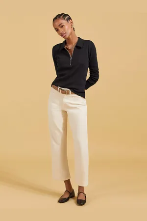 Baukjen Organic Cotton Straight Leg Ankle Grazer Jeans