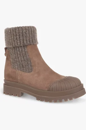 Sam Edelman Steele Suede Sock Ankle Boots