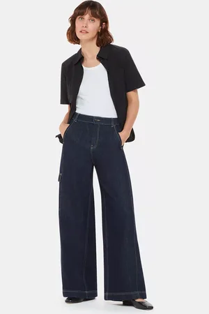 Whistles Wide Leg Cargo Jeans